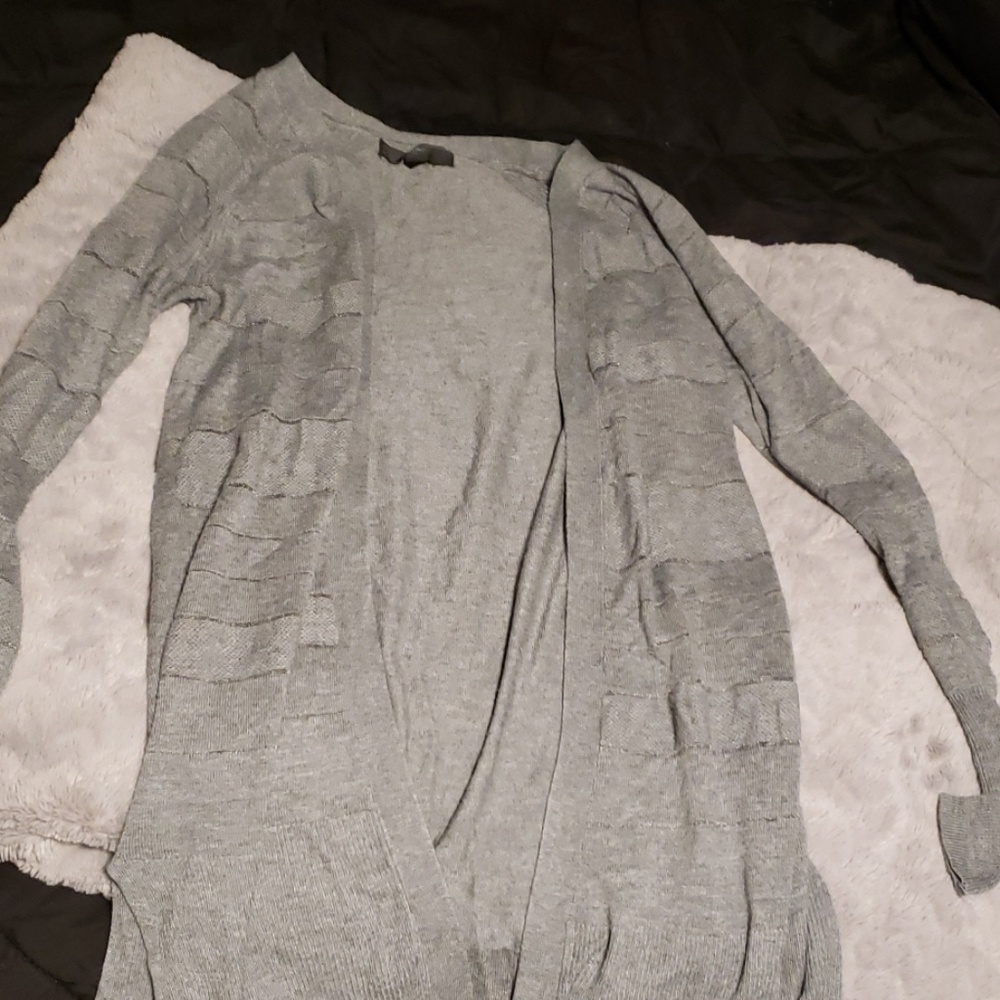 Grey cardigan long sleeve lightweight!
